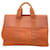 Hermès Sac à main Hermes Valparaiso MM en Orange Toile Chevron  - vue 2