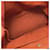 Hermès Sac à main Hermes Valparaiso MM en Orange Toile Chevron  - vue 5