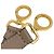Borsa Fendi Peekaboo Essentially 2-Way Grigio - vista 24