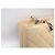 Borsa Chanel Shopping GM Logo CC in Pelle Caviar Beige & Palladio - vista 17