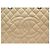 Borsa Chanel Shopping GM Logo CC in Pelle Caviar Beige & Palladio - vista 8