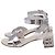 Sandali con tacco Miu Miu Crysta- Embellish in pelle vernice argento - vista 5