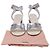 Sandali con tacco Miu Miu Crysta- Embellish in pelle vernice argento - vista 6