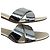 Sandali con tacco Miu Miu Crysta- Embellish in pelle vernice argento - vista 9