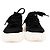 Sneakers Court Chunky Alexander Mcqueen in scamosciato nero - vista 2