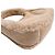Miu Miu Wander Shearling Handtasche mit Tragegriff, aus beigem Schafsfell - Ansicht 15