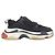 Baskets Triple S Balenciaga en polyester noir