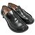 Mocasines Loewe Terra con tacón kitten-heel en piel negra Negro - vista 4