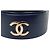 Timeless Mocassini Chanel Shiny Logo in pelle di vitello lucida blu - vista 11