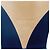 Timeless Mocassini Chanel Shiny Logo in pelle di vitello lucida blu - vista 13