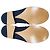 Timeless Mocassini Chanel Shiny Logo in pelle di vitello lucida blu - vista 7