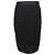 Dolce & Gabbana Spitzen-Midi-Bleistiftrock aus schwarzer Polyamid