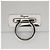 Salvatore Ferragamo Gancini Aluminum Handbag Silvery - view 15