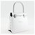 Salvatore Ferragamo Gancini Aluminum Handbag Silvery - view 3