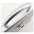 Salvatore Ferragamo Gancini Aluminum Handbag Silvery - view 5