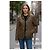 Burberry Brit gesteppte Jacke Braun Damen Größe S Nova Check Futter Leichter Mantel - Ansicht 17