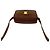 Bolso de hombro de cuero Salvatore Ferragamo Castaño - vista 5