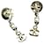 Orecchini Chanel Clover Pearl Argento