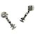 Orecchini Chanel Clover Pearl Argento - vista 4