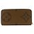 Cartera Zippy Monogram Louis Vuitton Long Castaño
