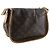 Borsa a tracolla Louis Vuitton Menilmontant Monogram Marrone - vista 3