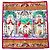 Gianni Versace Foulard Atelier Versace in seta con scene rinascimentali Multicolore
