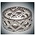 Tiffany & Co. Platinring mit geflochtenem Diamant-Design Silber - Ansicht 6