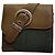 Cartera Dior Saddle Denim Cuero Khaki Castaño