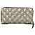 Portafoglio lungo con zip Gucci GG Supreme Bee Beige - vista 2