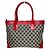 Borsa Tote Gucci GG Canvas Rosso Beige - vista 2