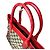 Borsa Tote Gucci GG Canvas Rosso Beige - vista 6
