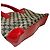 Borsa Tote Gucci GG Canvas Rosso Beige - vista 8