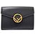 Fendi F Micro Trifold Wallet Schwarz