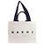 Borsa Tote 2-Way Marni Logo Print Nero Bianco