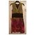 Autre Marque Anatopik Sommerkleid mit Print Braun Rot Grün Lila - Ansicht 2