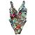 Autre Marque Tyche Valerie einteiliger Badeanzug mit Schmetterlingsprint Pink Blau Mehrfarben Grün Orange Lila Gelb Hellblau