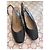 JB Martin Black Leather Open-Toe Sandals - view 2