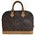 Louis Vuitton Alma Handbag Monogram Canvas PM Brown
