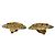 Orecchini a clip Chanel Matelassé Coco Mark Gold D'oro - vista 8