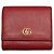 Cartera Compacta Gucci Double G Roja