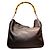 Borsa Gucci Bamboo - Pelle marrone - vista 2