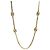 Collana a catena lunga placcata oro Christian Dior D'oro