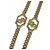Collana a catena lunga placcata oro Christian Dior D'oro - vista 4