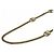 Collana a catena lunga placcata oro Christian Dior D'oro - vista 9