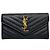 Cartera Cassandra Matelassé Large Flap Saint Laurent Negro