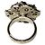 Chanel Camellia B13P Light Stone Ring Silber - Ansicht 3