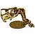 Bracciale Chanel Coco Mark 98P Soccer Ball per donna Bianco D'oro - vista 2