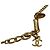 Bracciale Chanel Coco Mark 98P Soccer Ball per donna Bianco D'oro - vista 4
