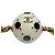 Bracciale Chanel Coco Mark 98P Soccer Ball per donna Bianco D'oro - vista 5