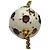 Bracciale Chanel Coco Mark 98P Soccer Ball per donna Bianco D'oro - vista 6